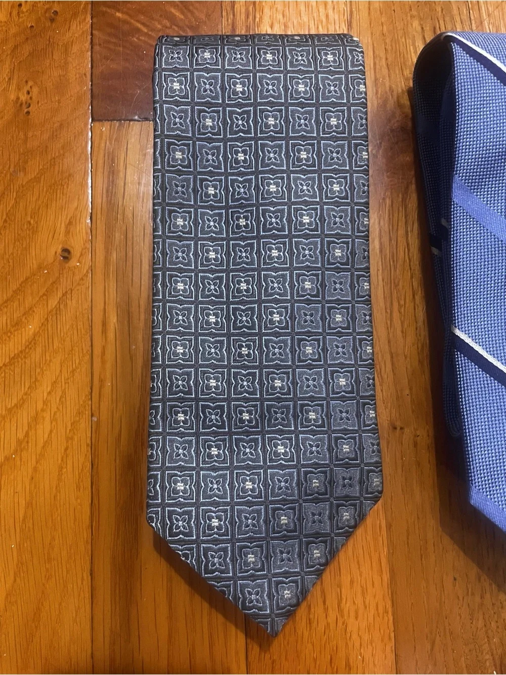 $296 2 Brooks Brothers Embroidered 100% Italian Silk Ties